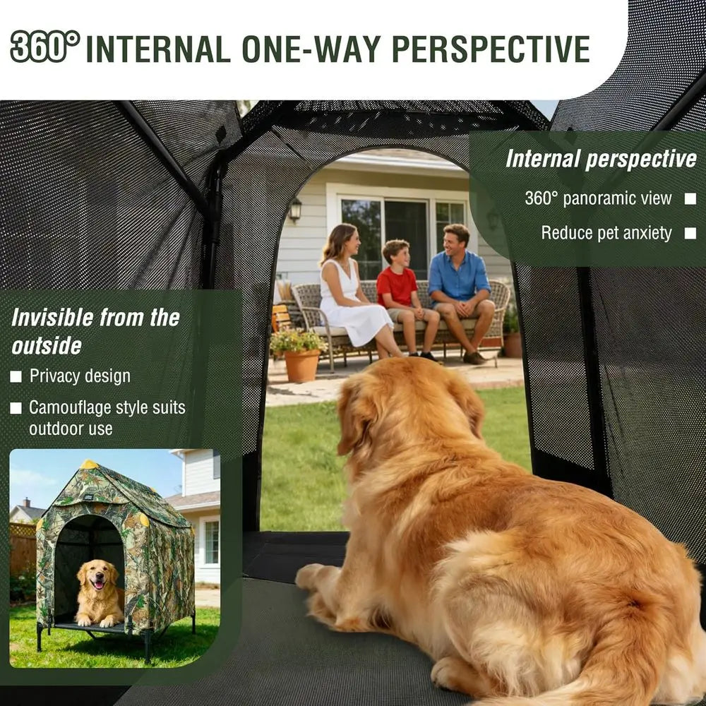 Canvas Outdoor Dog House