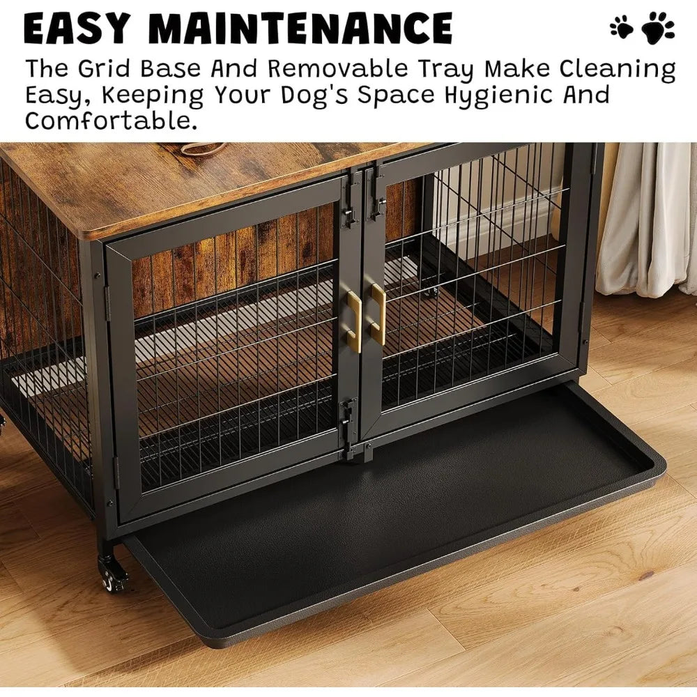Heavy Duty 37.5 Inch Dog Crate