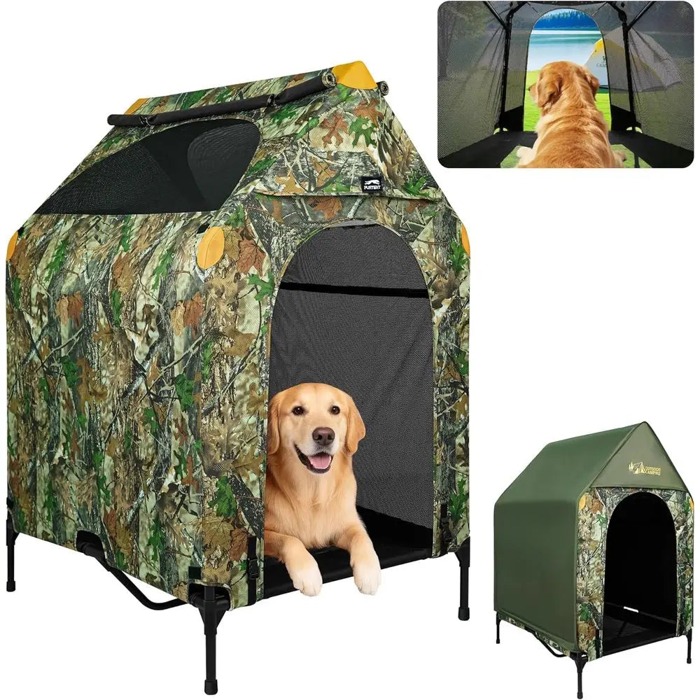Canvas Outdoor Dog House