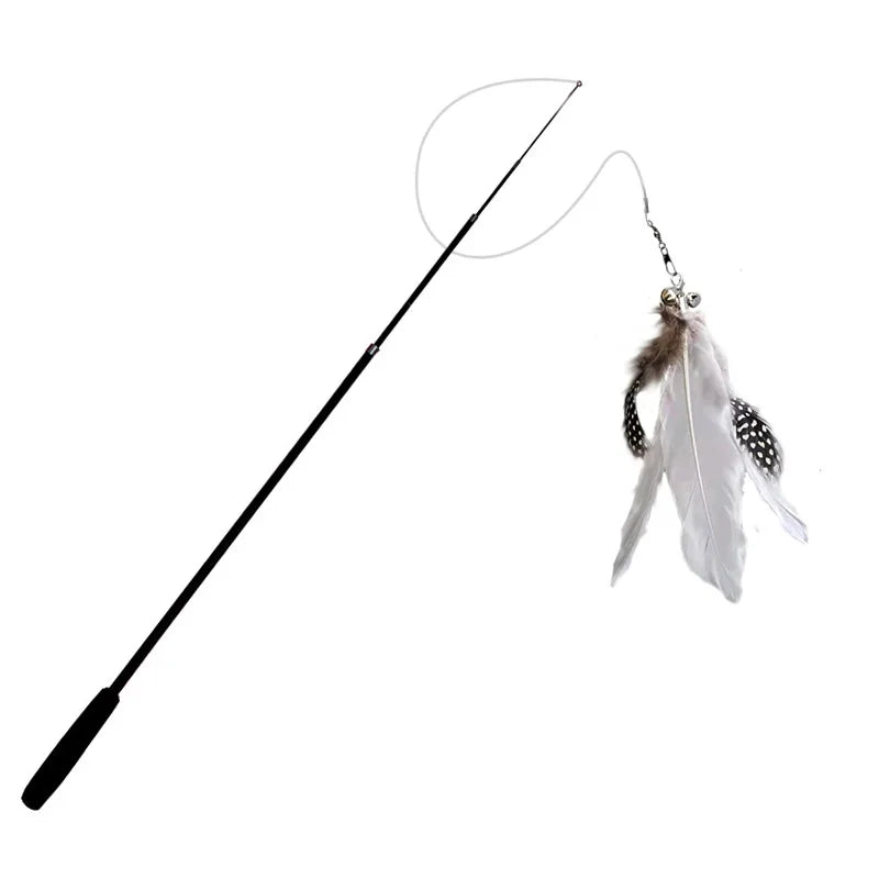Extended telescopic cat toy