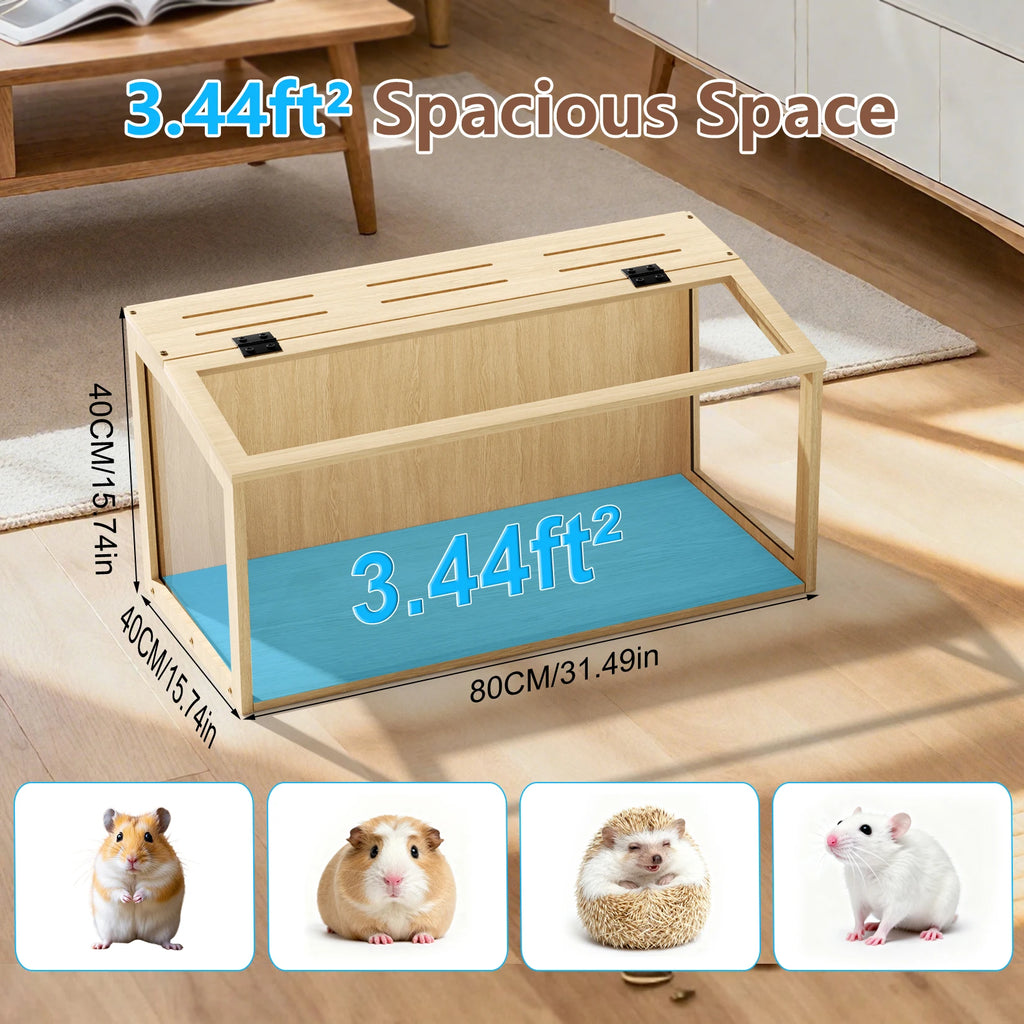 Large Wooden Hamster Cage