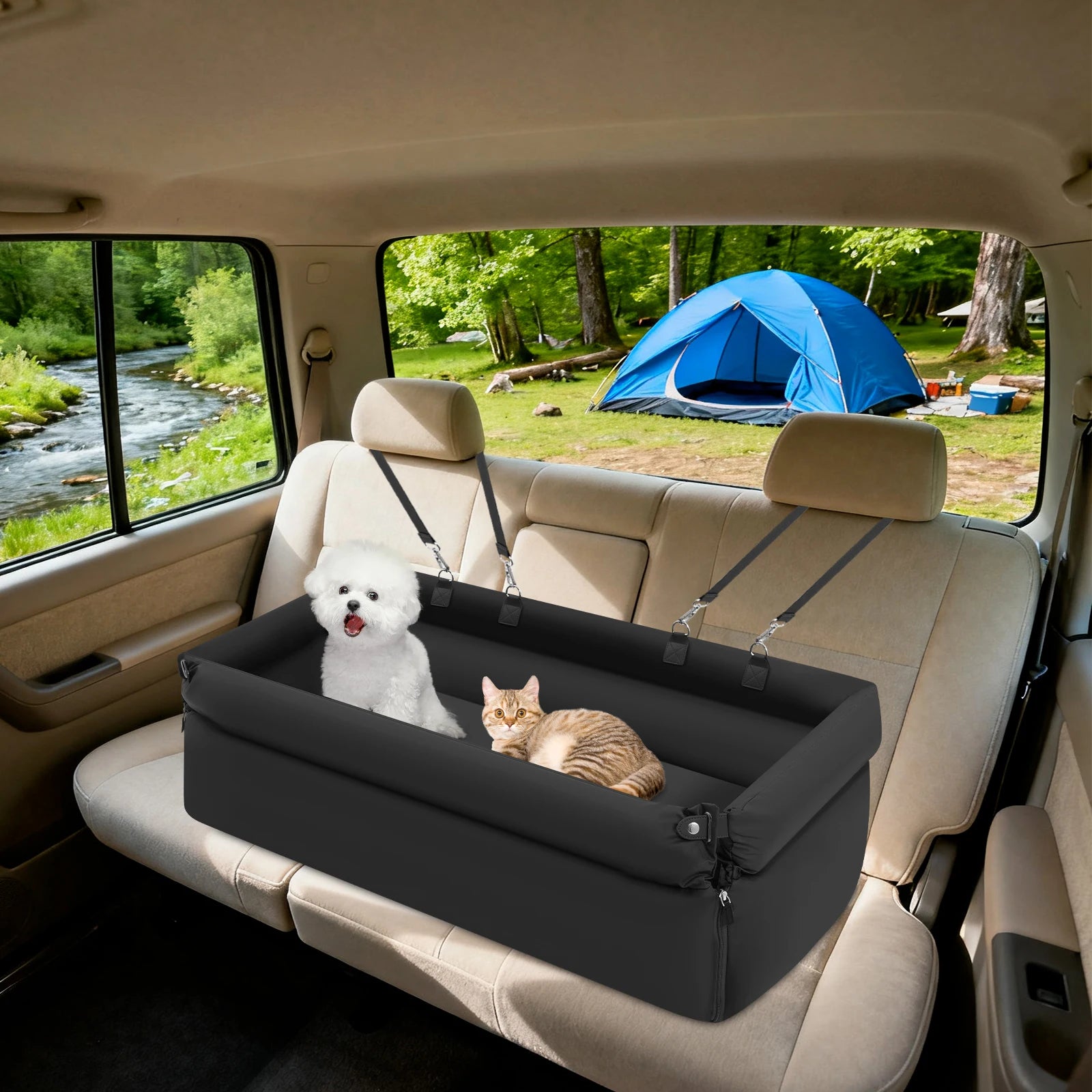 Portable Pet Car Seat/Dog Bed