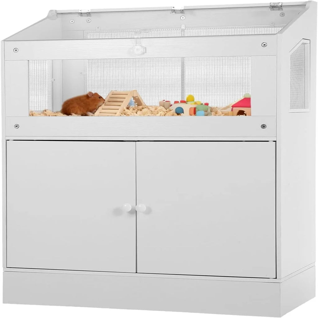 Hamster/Guinea Pig Cage  with Storage Cabinet,