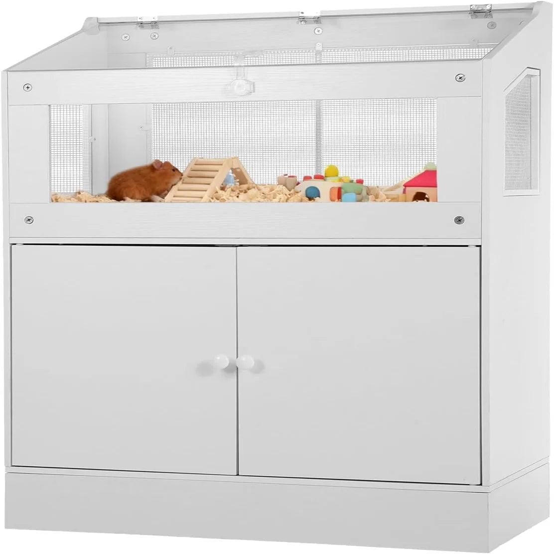 Hamster/Guinea Pig Cage  with Storage Cabinet,