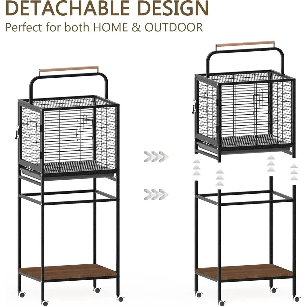 Bird Wrought Iron Cage