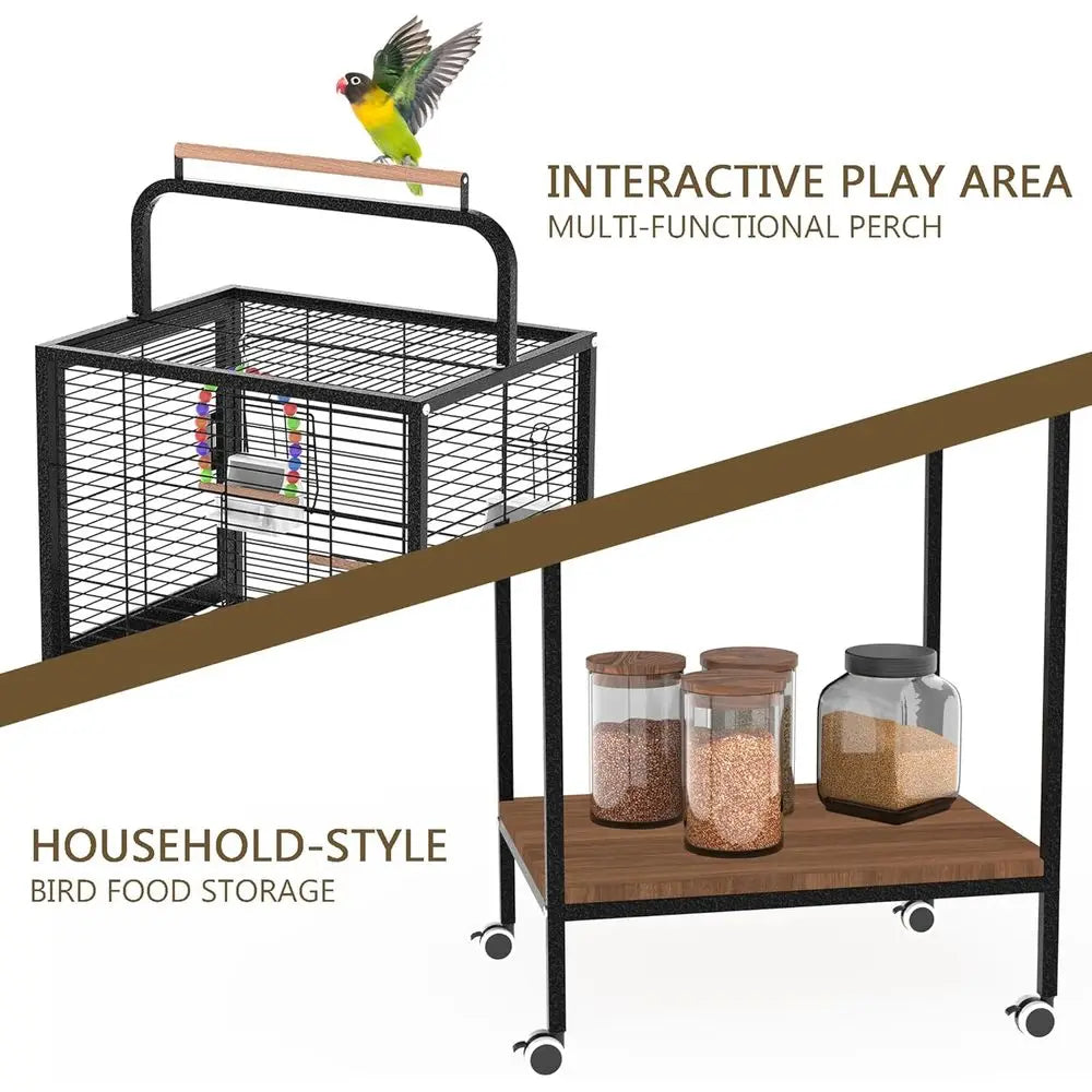 Bird Wrought Iron Cage