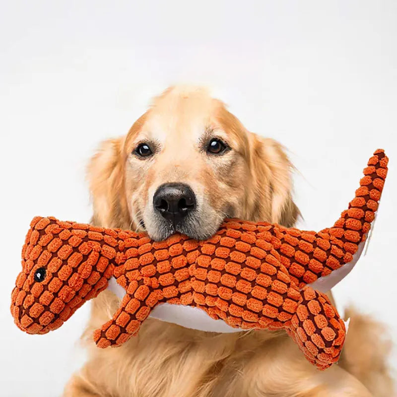 Pets Dog Chew Stuffed Dinosaur