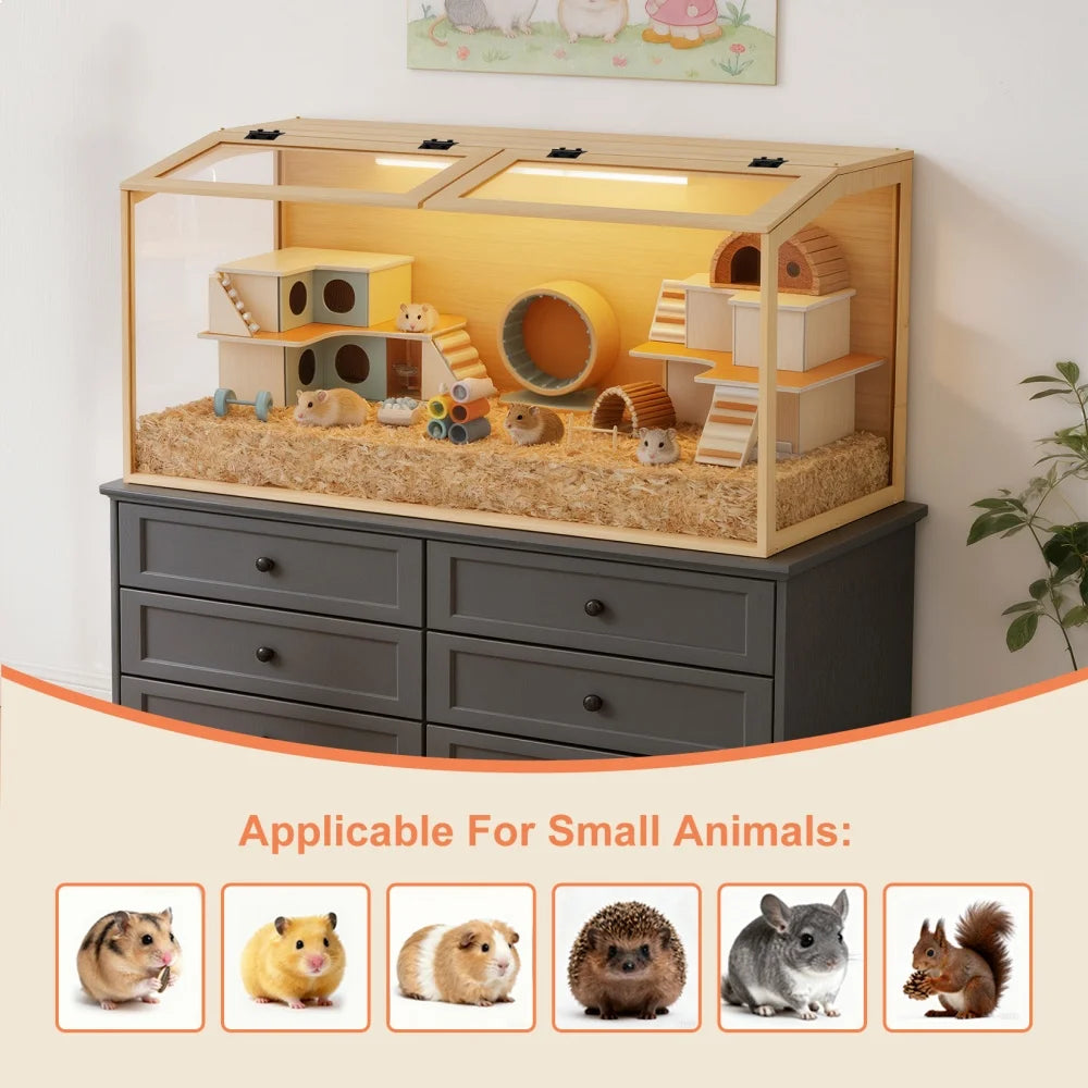 Large Wooden Hamster Cage