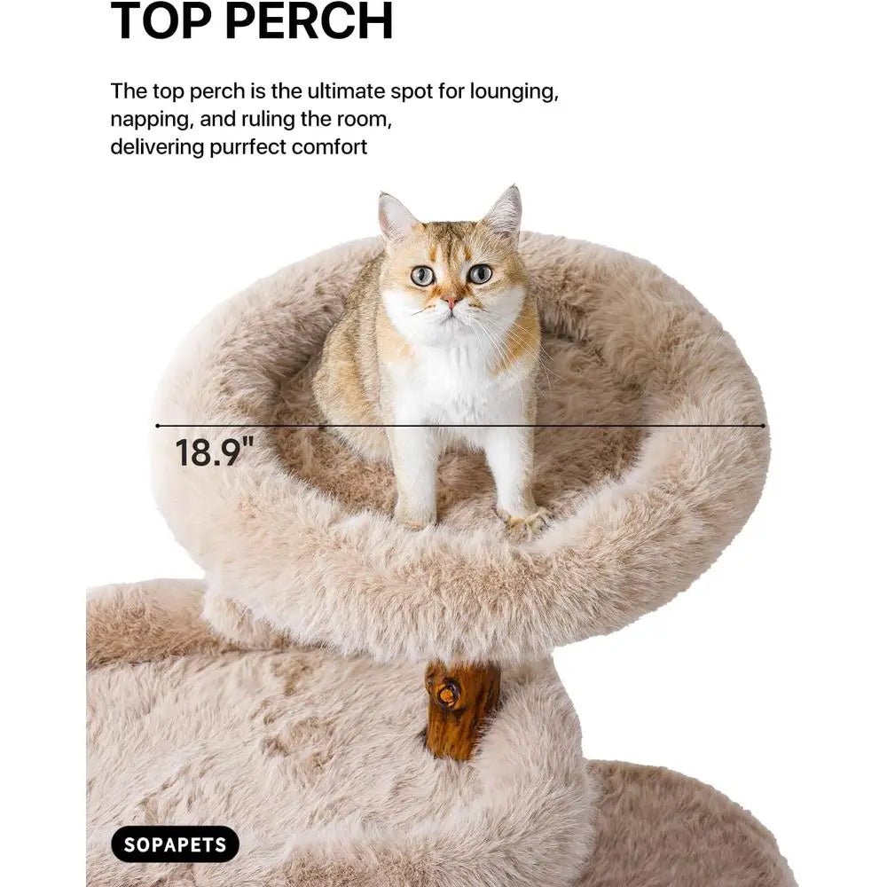 Aesthetic Cat Tree Tower