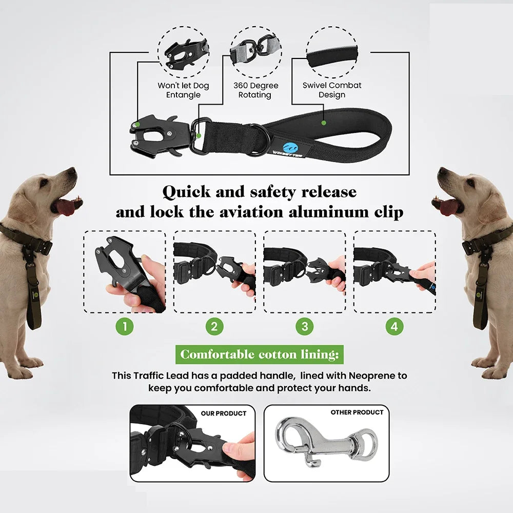 Short Dog Leash for high Traffic areas