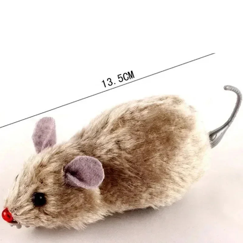 Lifelike Plush Mouse Running Rat Toy