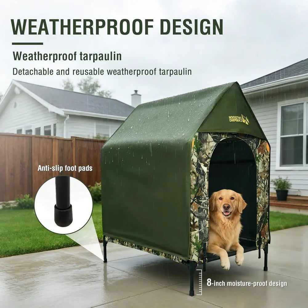 Canvas Outdoor Dog House