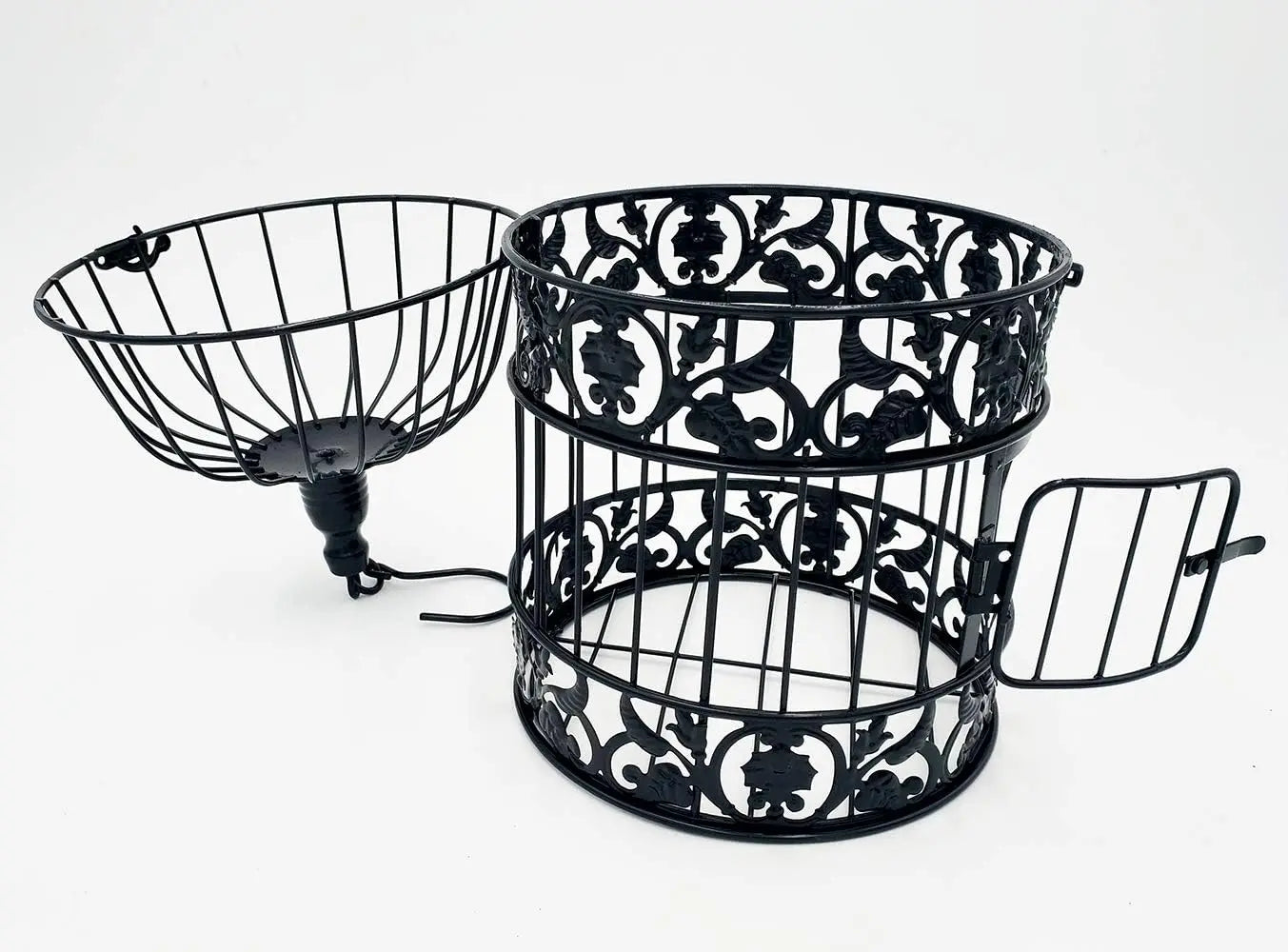 Round Metal Bird Cage Wall Hanging