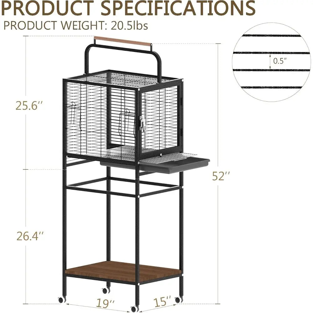 Bird Wrought Iron Cage