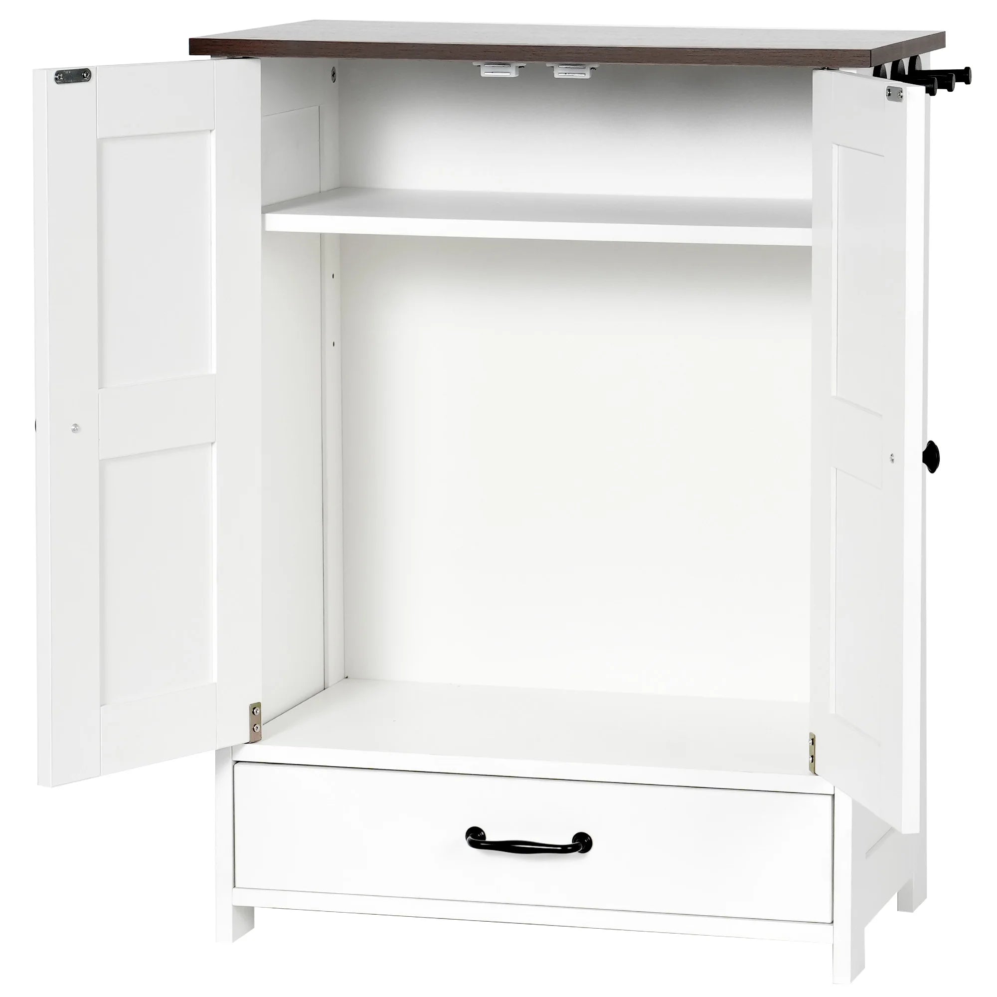 Pet Feeding Station Food Storage Cabinet