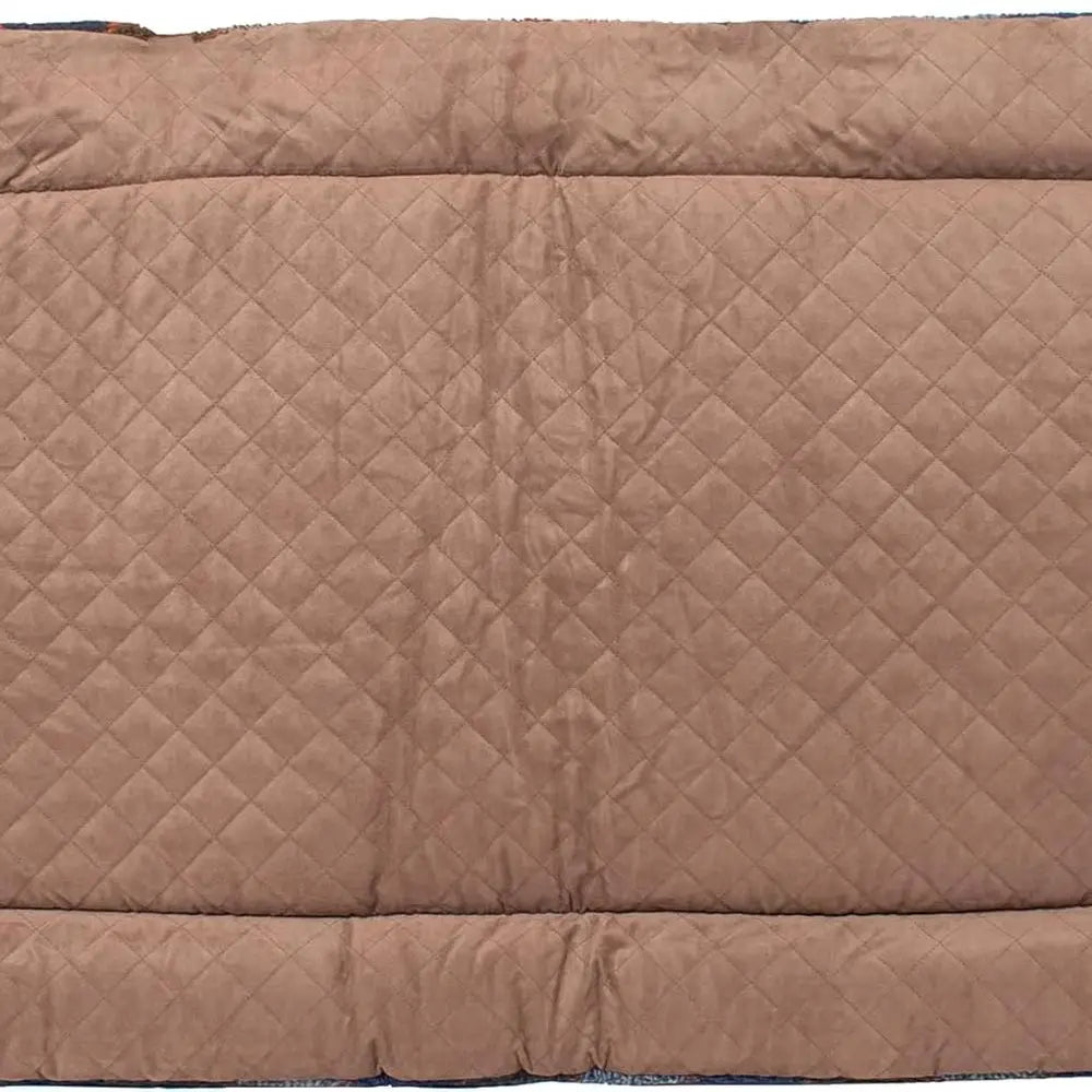 Plaid Berber Dog Bed - Comfort Cushion