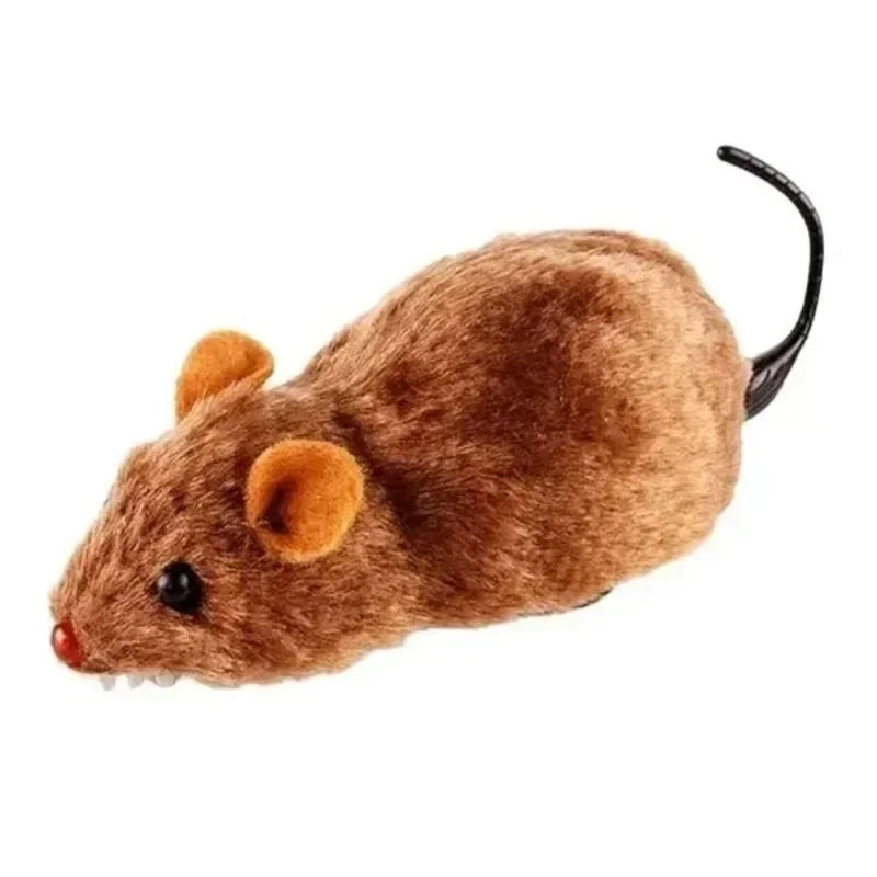 Lifelike Plush Mouse Running Rat Toy