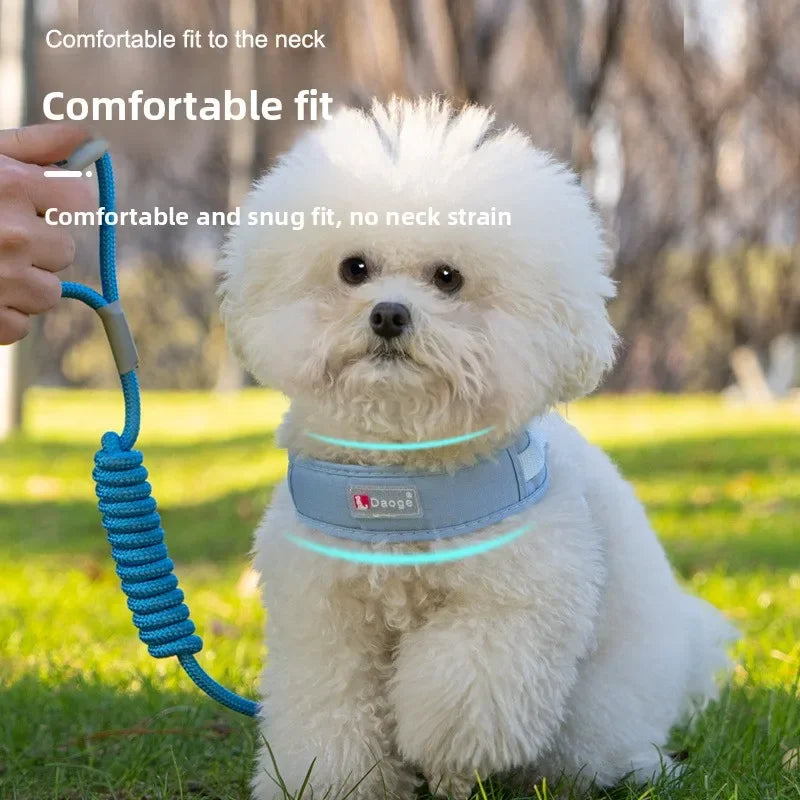 Dog Harness No Pull, Reflective Adjustable Pet Vest, Comfortable Breathable Mesh Puppy Harness with Leash for Small Dogs