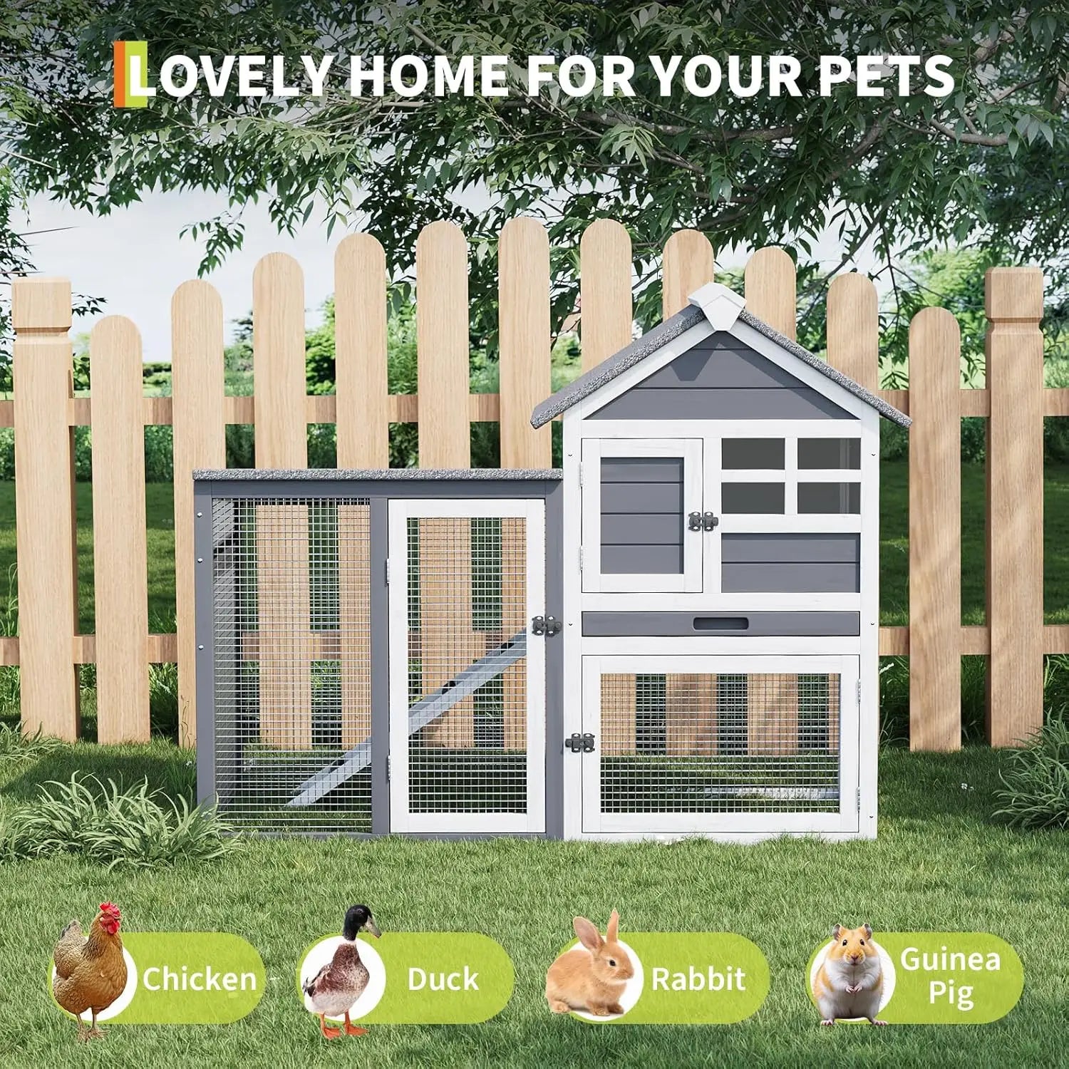 Rabbit Hutch Chicken Cage