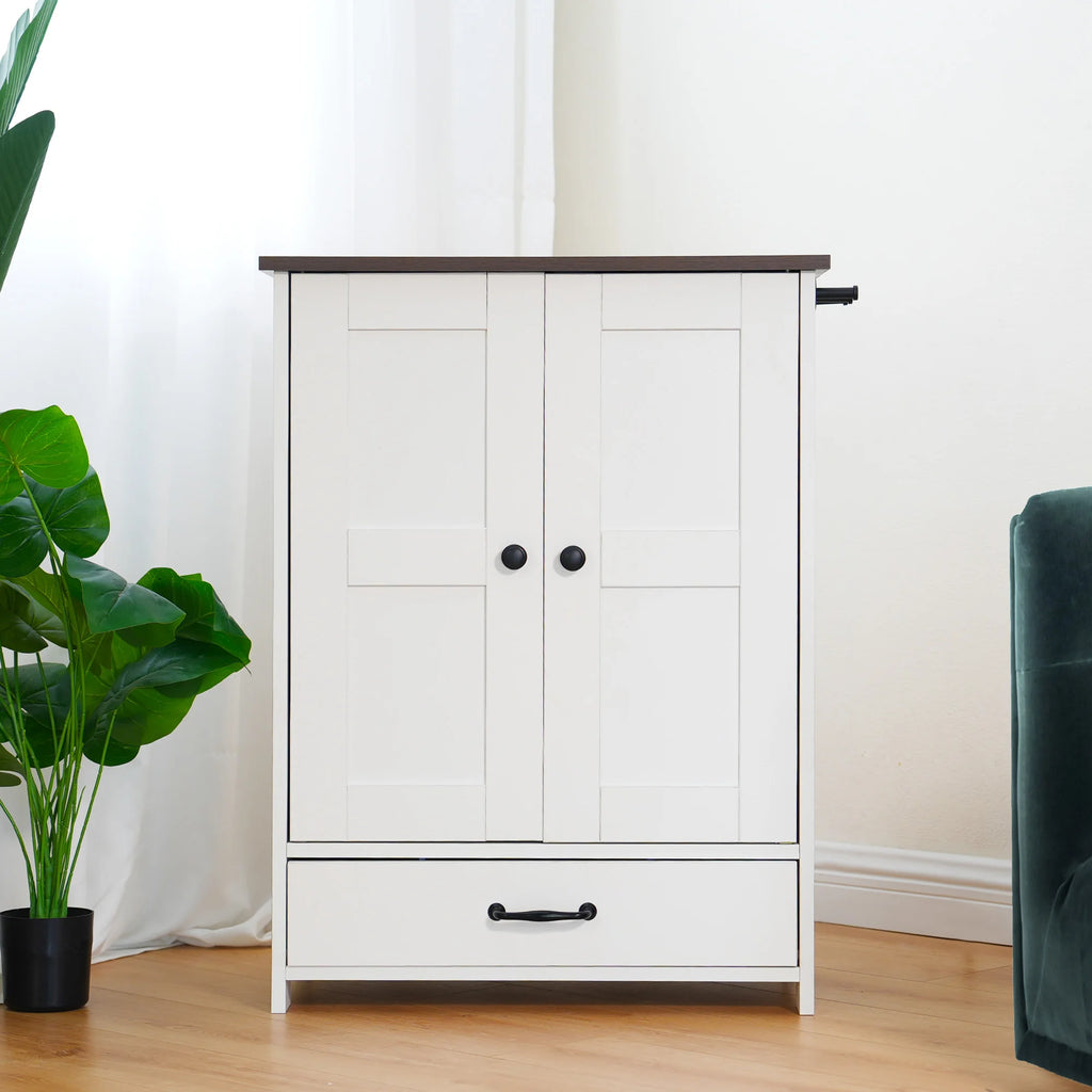 Pet Feeding Station Food Storage Cabinet