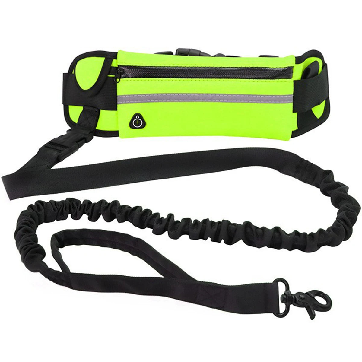 Hands Free Dog Leash Reflective Leash with Waist Bag