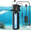 Aquarium Filter with UV Light, Timer & Dual Modes