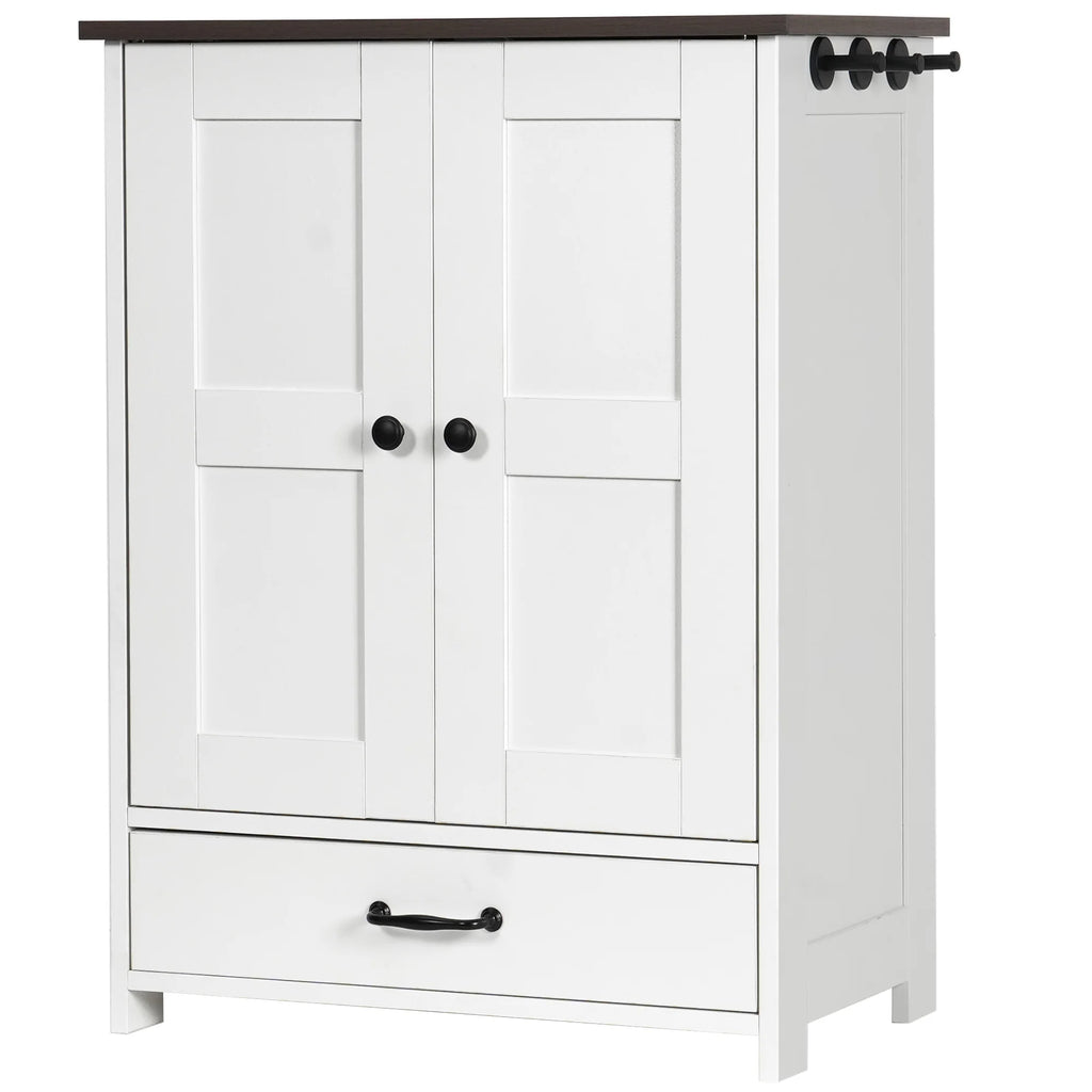 Pet Feeding Station Food Storage Cabinet