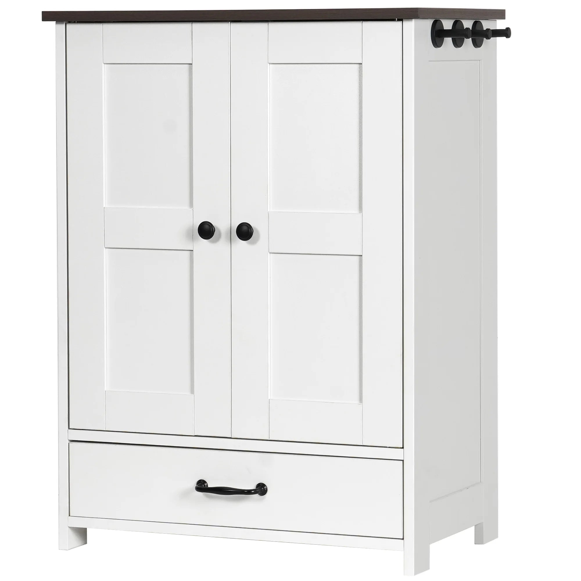 Pet Feeding Station Food Storage Cabinet