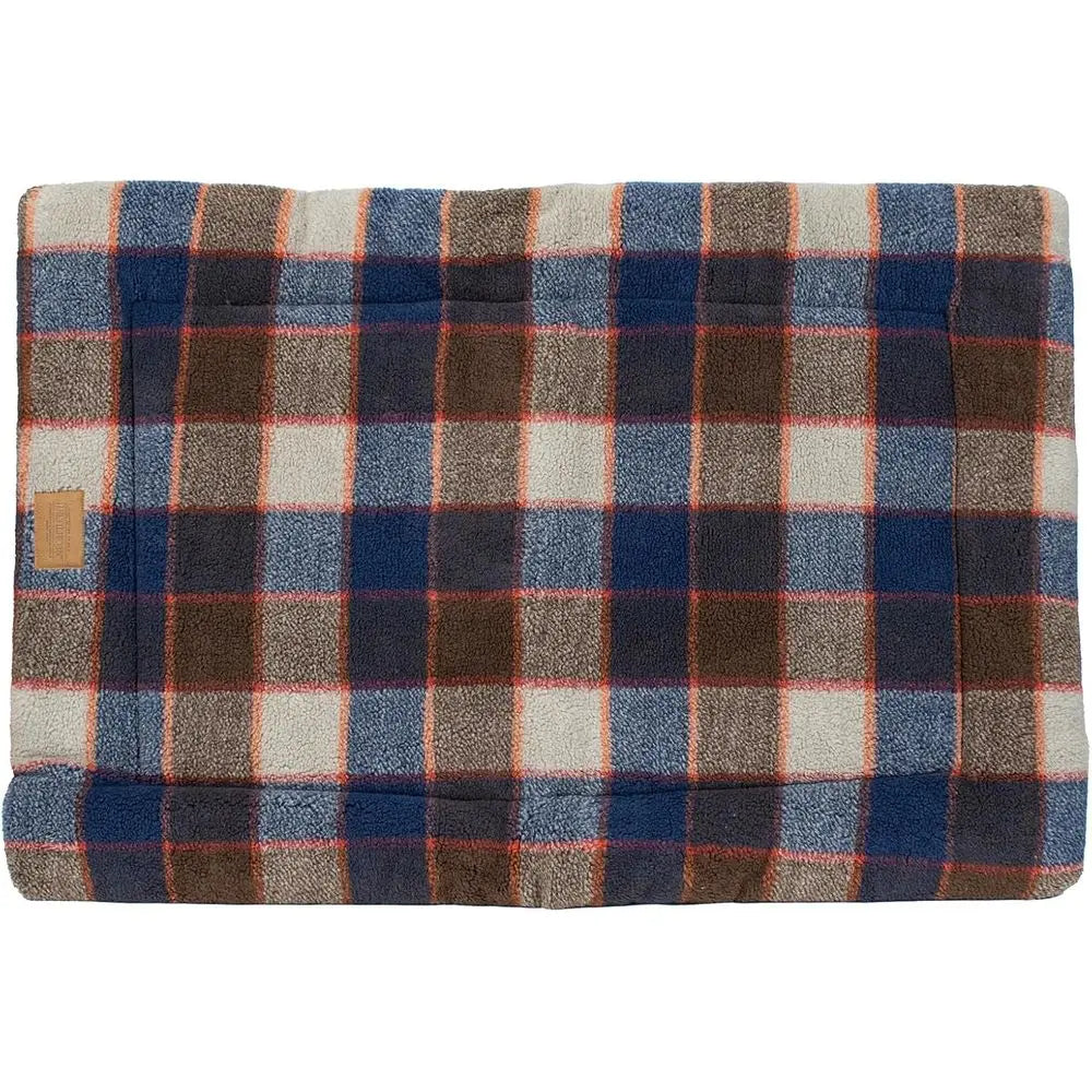 Plaid Berber Dog Bed - Comfort Cushion