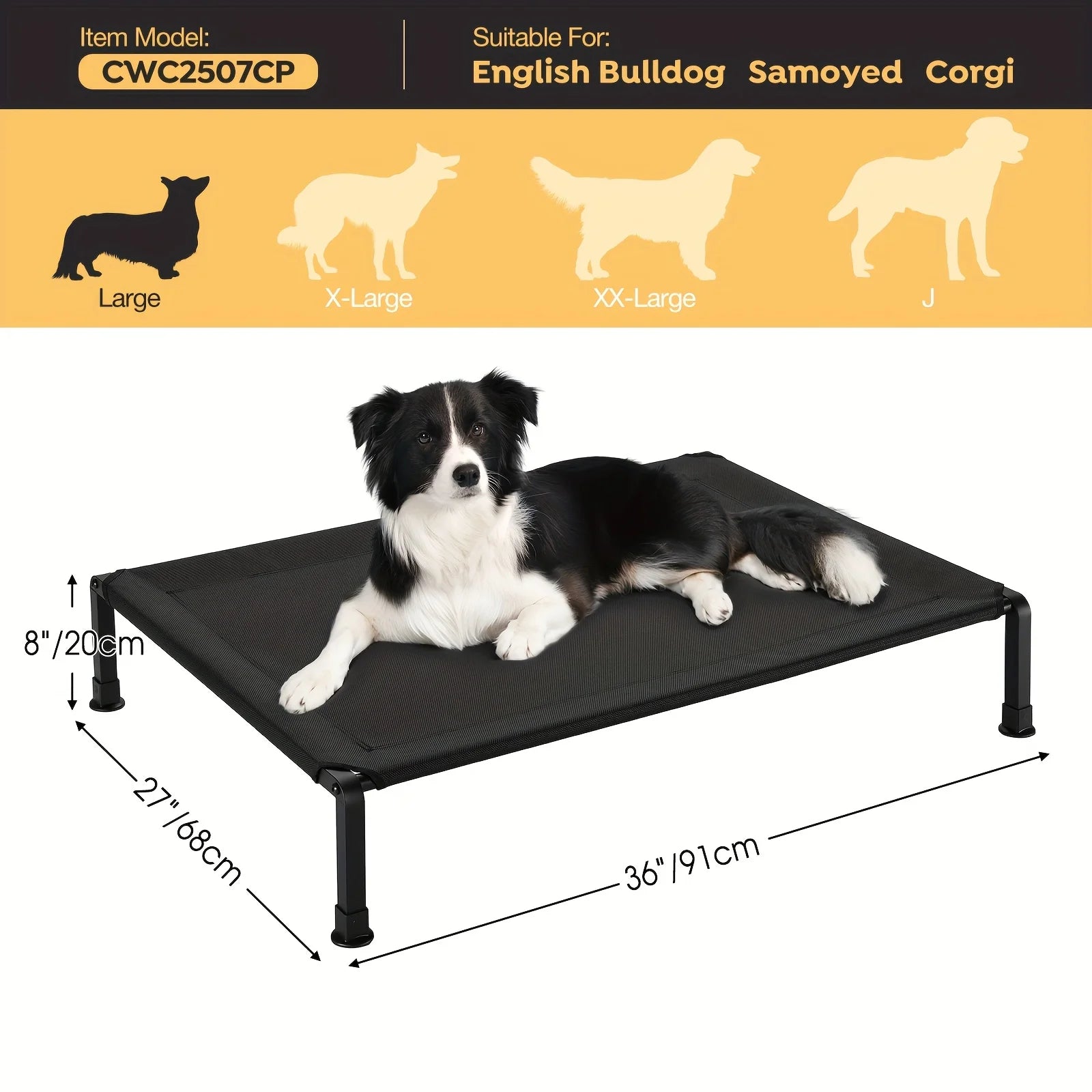 Elevated Dog Bed