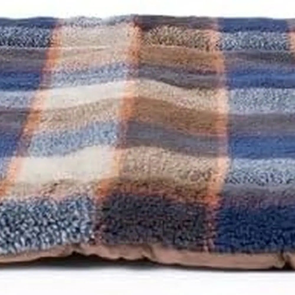 Plaid Berber Dog Bed - Comfort Cushion