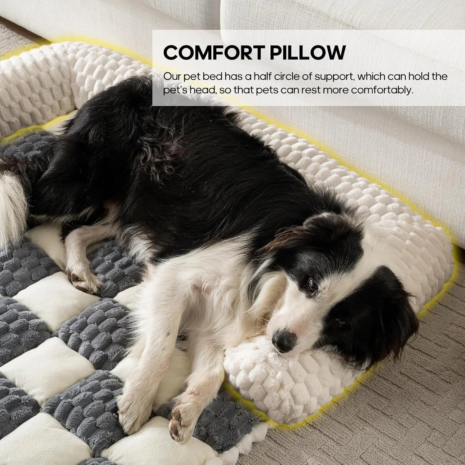 Thick Flannel Dog Bed Mat
