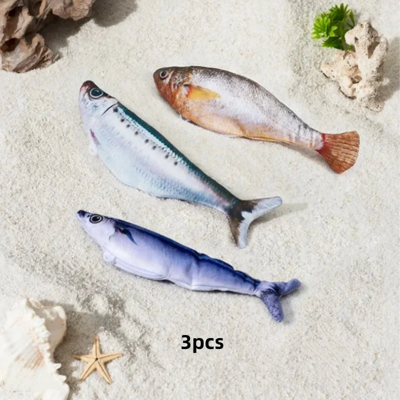 Electric Fish Pet Cat Toys Catnip Fish Swing