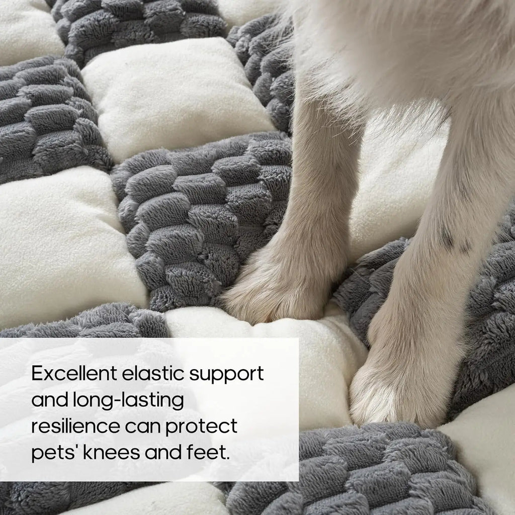 Thick Flannel Dog Bed Mat