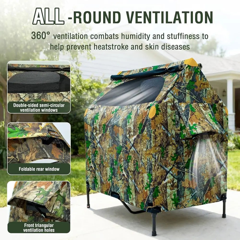 Canvas Outdoor Dog House