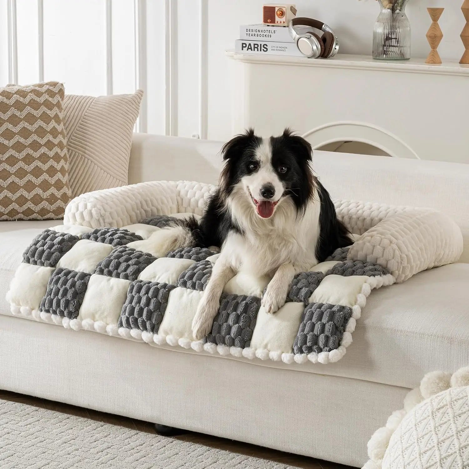 Thick Flannel Dog Bed Mat