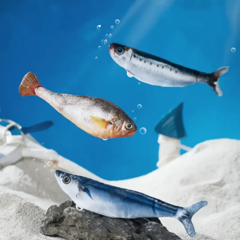 Electric Fish Pet Cat Toys Catnip Fish Swing