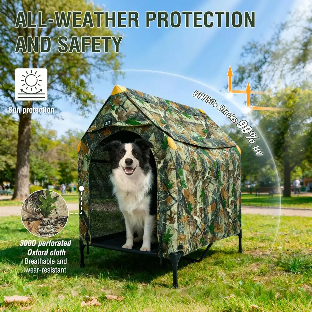 Canvas Outdoor Dog House